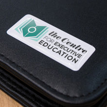 Load image into Gallery viewer, Custom Printed Corporate Gifts Resin Coated Labels 55 x 24mm