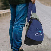 Load image into Gallery viewer, Custom Printed Varsity Slinger Bags with Logo