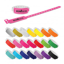 Load image into Gallery viewer, Custom Printed Plastic Event Wrist Band with Logo
