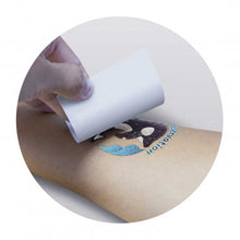 Load image into Gallery viewer, Custom Printed Temporary Tattoo Glitter - 51mm x 51mm with Logo