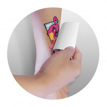 Load image into Gallery viewer, Custom Printed Temporary Tattoo Glitter - 51mm x 76mm with Logo