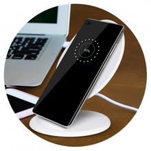 Load image into Gallery viewer, Custom Printed Phaser Wireless Charging Stand - Round with Logo