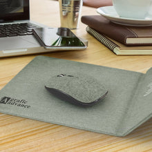 Load image into Gallery viewer, Custom Printed Greystone Wireless Charging Mouse Mat with Logo