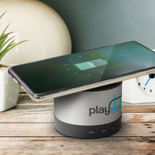 Load image into Gallery viewer, Custom Printed Alcan Speaker Wireless Charger with Logo