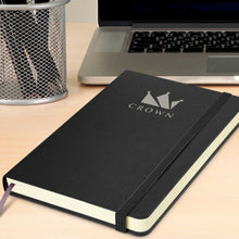 Load image into Gallery viewer, Custom Printed Moleskine Classic Hard Cover Notebook Medium with Logo