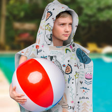 Load image into Gallery viewer, Kids Hooded Towel