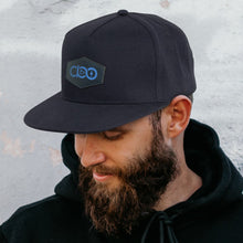 Load image into Gallery viewer, Custom Printed Regal Flat Peak Cap with Patch with Logo