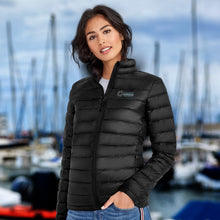Load image into Gallery viewer, Custom Printed SOLS Wilson Womens Puffer Jacket with Logo