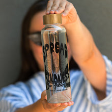 Load image into Gallery viewer, Custom Printed Eden Glass Bottle Bamboo Lid with Logo