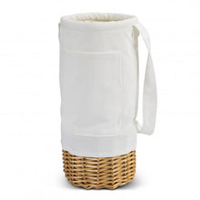 Load image into Gallery viewer, Keepsake Wicker Wine Carrier