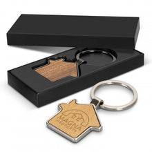 Load image into Gallery viewer, Santo House Shaped Key Ring