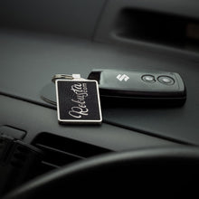 Load image into Gallery viewer, Custom Printed Capulet Key Ring - Rectangle with Logo