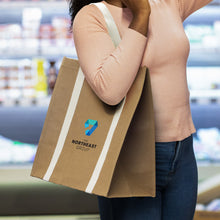 Load image into Gallery viewer, Custom Printed Kraft Tote Bag with Logo