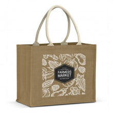 Load image into Gallery viewer, Torino Starch Jute Tote Bag
