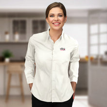 Load image into Gallery viewer, Custom Printed TRENDSWEAR Parker Women's Poplin Shirt with Logo