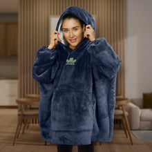 Load image into Gallery viewer, custom printed blanket hoodie