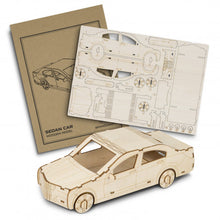 Load image into Gallery viewer, Custom Printed BRANDCRAFT Sedan Car Wooden Model with Logo