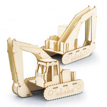 Load image into Gallery viewer, BRANDCRAFT Excavator Wooden Model
