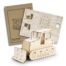 Load image into Gallery viewer, Custom Printed BRANDCRAFT Bulldozer Wooden Model with Logo
