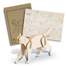 Load image into Gallery viewer, Custom Printed BRANDCRAFT Cat Wooden Model with Logo