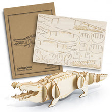Load image into Gallery viewer, Custom Printed BRANDCRAFT Crocodile Wooden Model with Logo