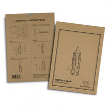 Load image into Gallery viewer, BRANDCRAFT Rocket Ship Wooden Model