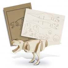 Load image into Gallery viewer, Custom Printed BRANDCRAFT Tyrannosaurus Rex Wooden Model with Logo