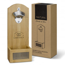Load image into Gallery viewer, NATURA Bamboo Wall Mounted Bottle Opener