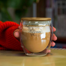 Load image into Gallery viewer, Custom Printed NATURA Azzurra Glass Cup - 250ml with Logo