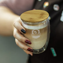 Load image into Gallery viewer, Custom Printed NATURA Azzurra Glass Cup - 350ml with Logo