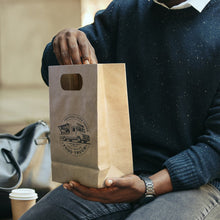 Load image into Gallery viewer, Custom Printed Medium Die Cut Paper Bag Portrait with Logo
