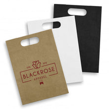 Load image into Gallery viewer, Large Die Cut Paper Bag Portrait