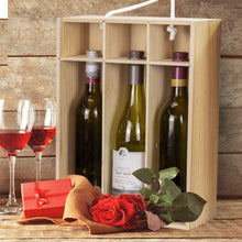 Load image into Gallery viewer, Custom Printed Tuscany Wine Gift Box - Triple with Logo