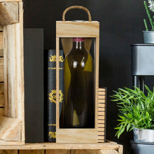 Load image into Gallery viewer, Custom Printed Catalonia Wine Crate - Single with Logo