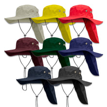 Load image into Gallery viewer, Custom Printed Legionnaire Wide Brim Hat with Logo