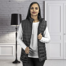 Load image into Gallery viewer, Custom printed TRENDSWEAR Frazer Womens Puffer Vest with Your Logo