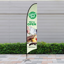 Load image into Gallery viewer, Custom printed promotional Large Feather Flag Kit
