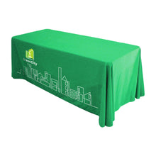 Load image into Gallery viewer, Custom printed promotional 4 Foot Table Cover Throw