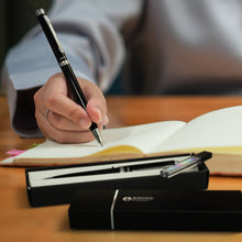 Load image into Gallery viewer, Custom printed promotional Swiss Peak Luzern Pen and Pencil Set