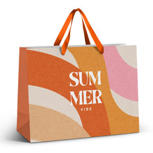 Load image into Gallery viewer, Custom printed Extra Large Ribbon Handle Paper Bag - Full Colour with logo