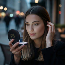 Load image into Gallery viewer, Custom printed promotional Ella LED Compact Mirror