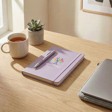 Load image into Gallery viewer, Custom printed promotional Omega Fashion Notebook and Pen Gift Set