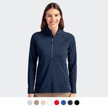 Load image into Gallery viewer, Cutter & Buck Adapt Womens Half Zip