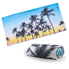 Load image into Gallery viewer, Custom printed promotional 400G Waffle Fabric Sand Free Beach Towel