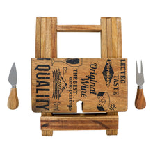 Load image into Gallery viewer, Glenrothes Foldable Cheese & Wine Board