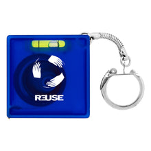 Load image into Gallery viewer, Tape Measure with Level Key Chain