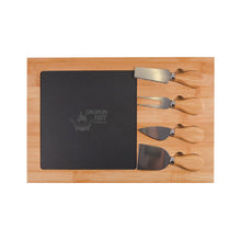 Load image into Gallery viewer, Mosaic Bamboo Slate Cheese Board