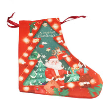 Load image into Gallery viewer, Santa Sock Gift Tote
