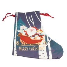 Load image into Gallery viewer, Santa Sock Gift Tote