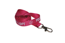 Load image into Gallery viewer, Custom Printed Budget Lanyard 15mm Screen Printed Carabiner Clip with Logo